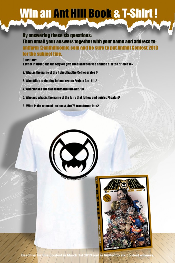 Win an Ant Hill Book and T-Shirt Contest!!