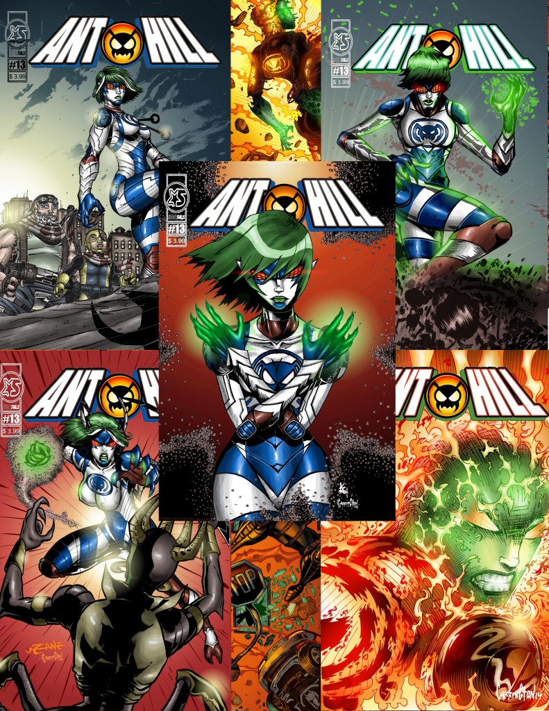 Ant Hill Issue 13: Five Alternate covers on sale November 26th 2015 pre order now!!