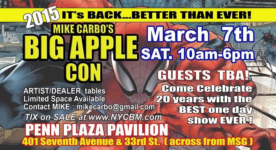 Mike Carbo’s Big Apple Comic!!