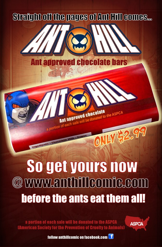 Ant Hill Chocolate bars out now!!!