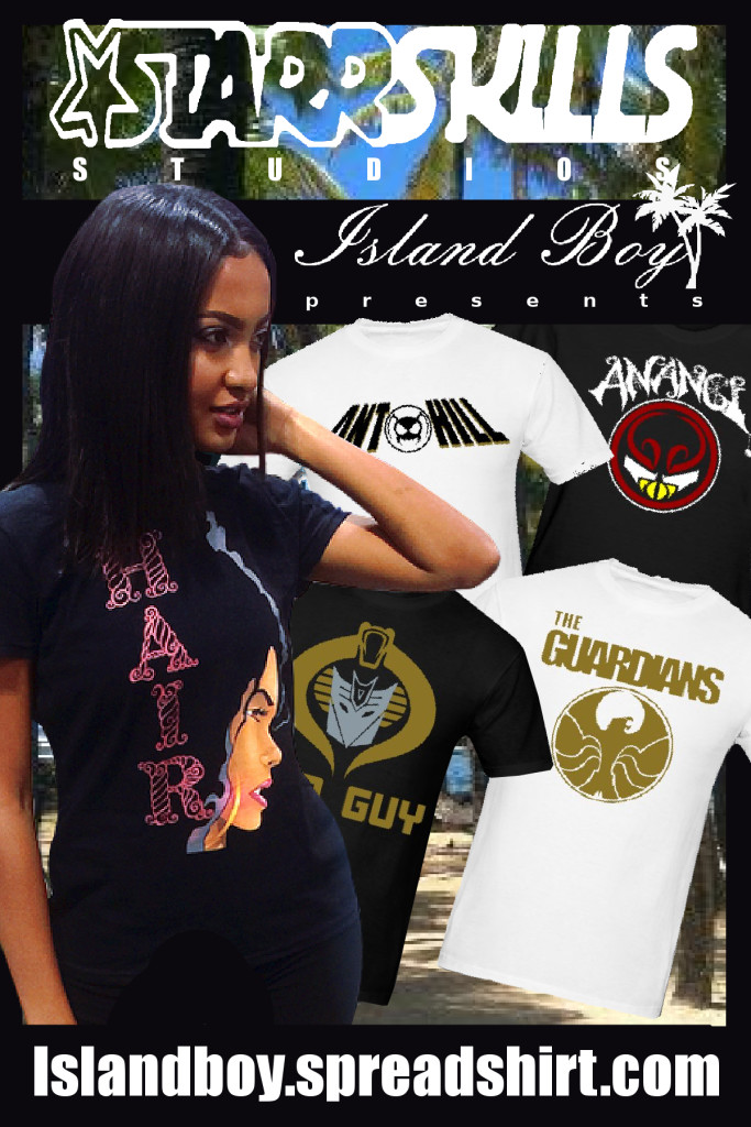 Starr Skills Studios and Island Boy Apparel present SSS T-Shirts