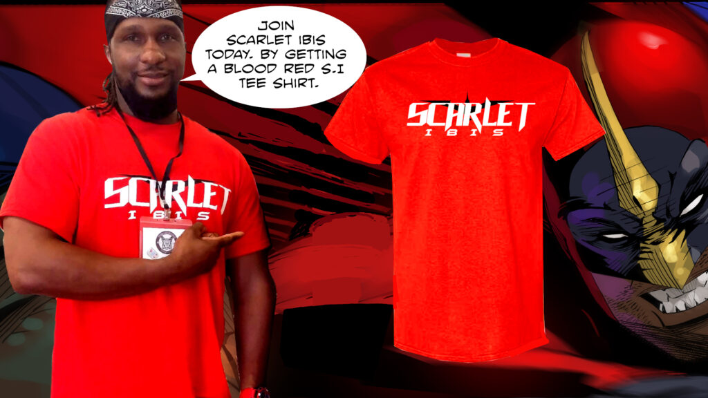 Get a Scarlet Ibis Tee Shirt today, while stocks last.